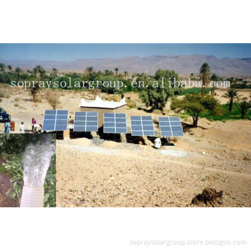 Big dc solar power water pump system for irrigation